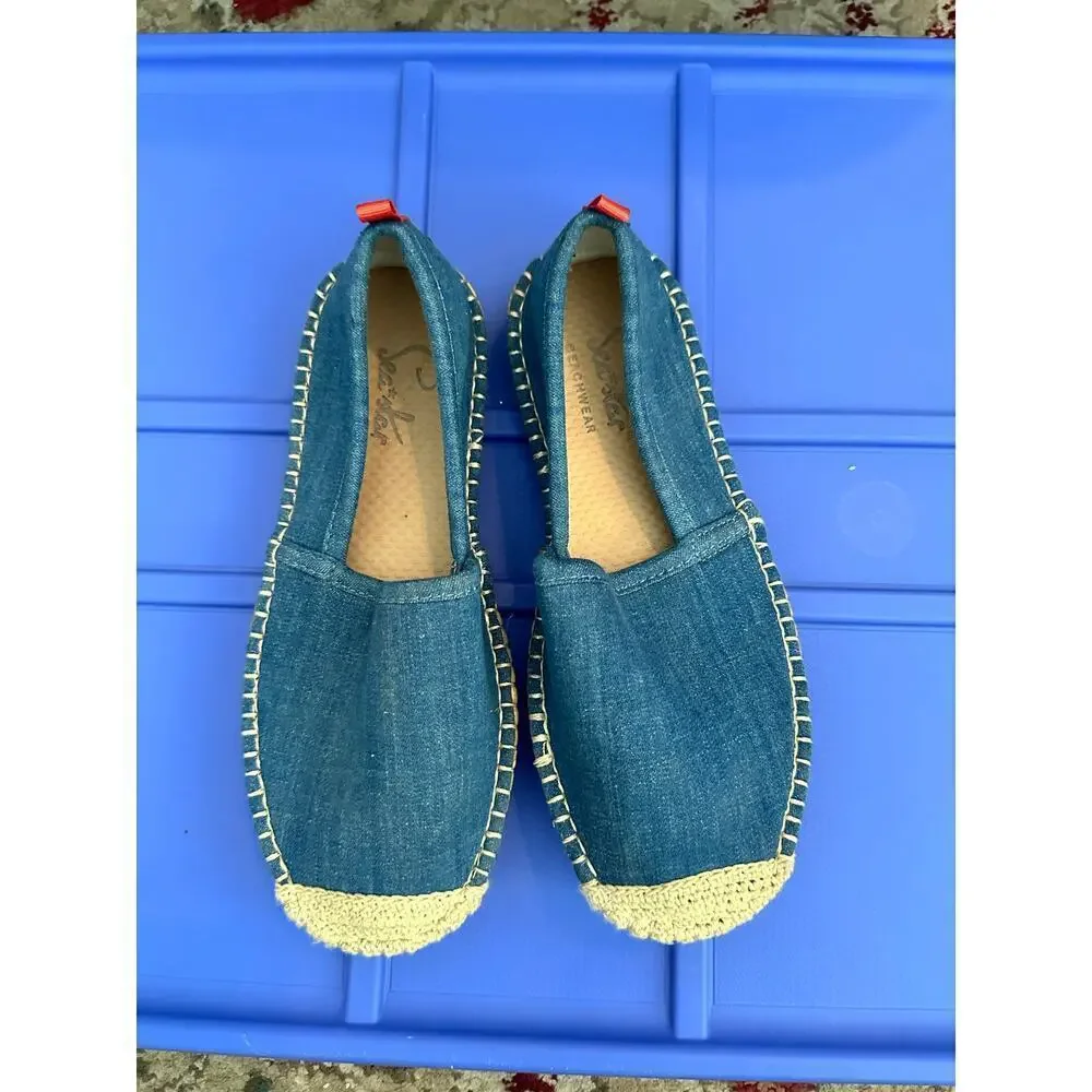 Sea Star Beachwear Girl Blue Beachcomber Espadrille Casual Shoes Size 13